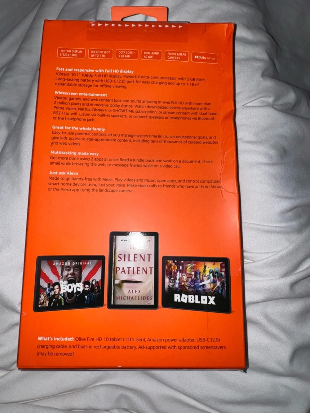 NEW sealed Amazon Fire HD 10 with Alexa 32GB, Wi-Fi, 10.1